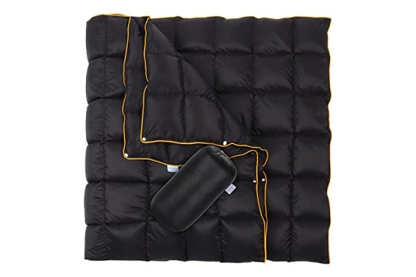 Lvkiss Down Camping Blanket, 100% Duck Down Filling Keeps th