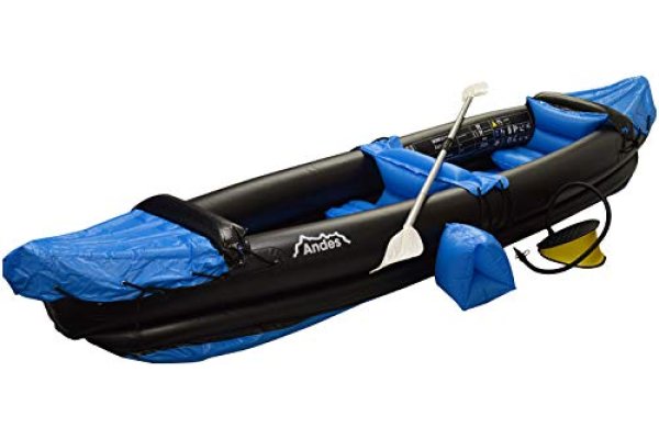 Andes Blue Inflatable/Blow Up Two Person Kayak/Canoe With Pa