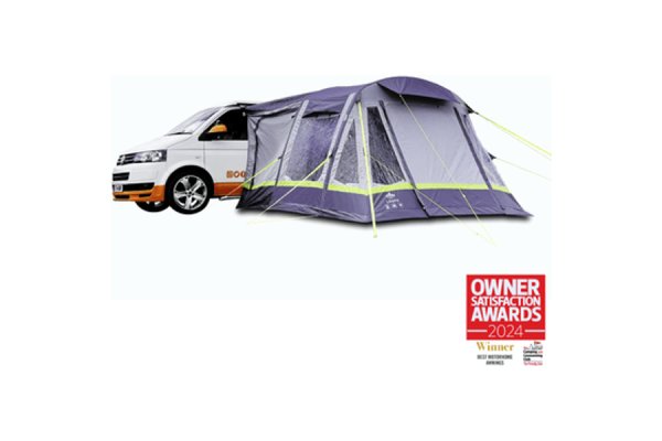 Loopo Breeze Inflatable Campervan Awning - Lime & Grey