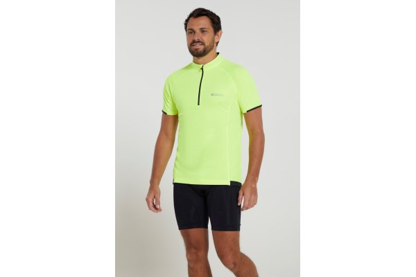 Cycle Short Sleeve Mens T-Shirt - Yellow