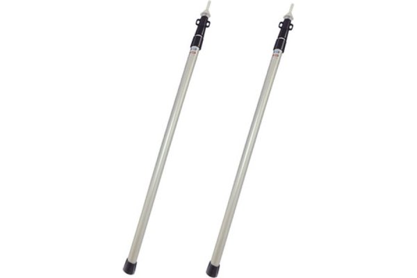 2 pcs Aluminium Telescopic Canopy Poles 230cm