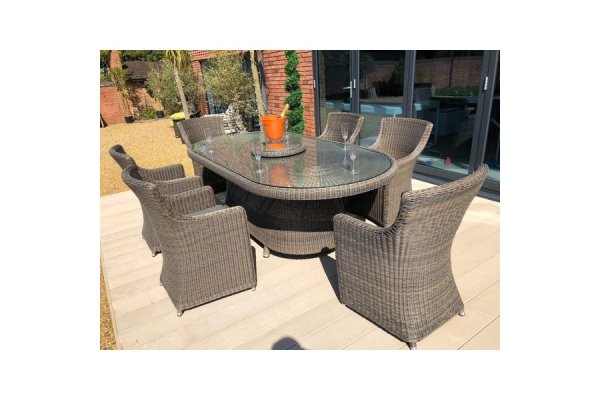 Seville 6 Chair Dining Set