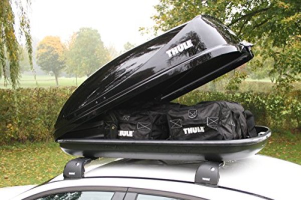 Thule 688006 Ocean 80 Glossy Roof Box, Black, Size 80