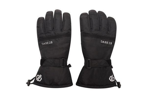 Dare 2b Men's Worthy Waterproof Ski Gloves Black