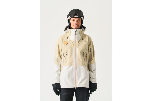 Descente EX Swiss 3L Hard Shell Jacket - Marco Beige - 38