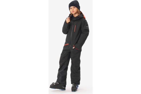 Kids’ Warm And Waterproof Ski Suit - 8-16 Years - 900 - Blac