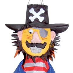 Pirate 3D Wind Sculpture Close Up