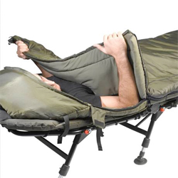 Sleeping Bag shown on a Bed Chair