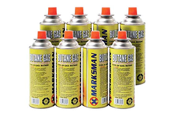 Marksman 8 Butane Gas Bottles