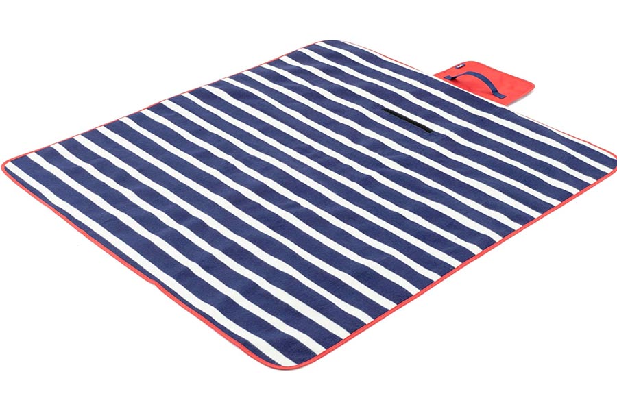 Yello Outdoor Picnic Blanket Stripe Blue