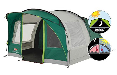 Coleman Rocky Mountain 5 Plus Family Tent, 5 Man Tent, Block