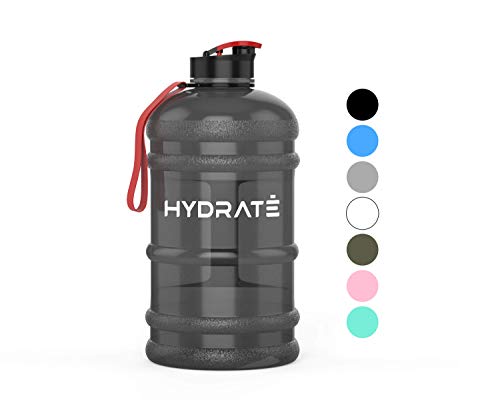 HYDRATE XL Jug 2.2 Litre Water Bottle - BPA Free, Flip Cap, 
