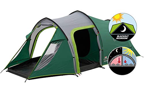 Coleman Chimney Rock 3 Plus Tent - Green/Grey, One Size