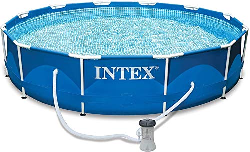 Intex 28212UK Metal Frame Pool Set, Blue, 12 ft x 30-Inch