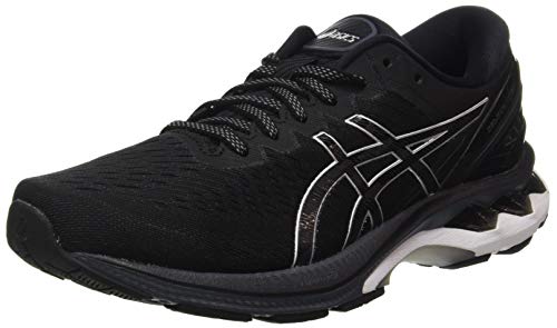 ASICS Men's Gel-kayano 27 Running Shoe, Black/Pure Silver, 7
