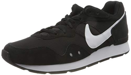 NIKE Men's Venture Runner Sneaker, Black/White-Black, 10.5 U