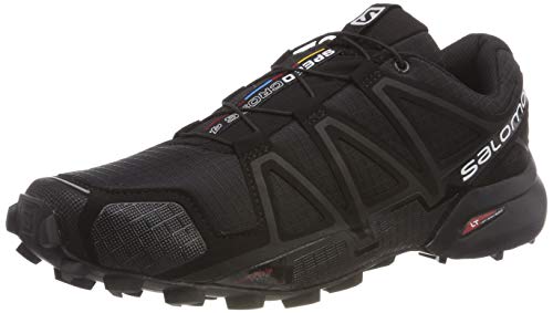 Salomon Men's Speedcross 4 Trail Running Shoes, Black (Black