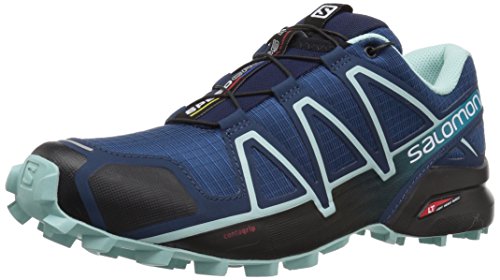 SALOMON Speedcross 4 Women's Trail Running Shoes, Blue (Pose