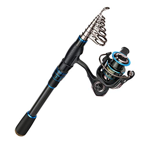 Magreel Telescopic Fishing Rod and Reel Combo Carbon Fiber