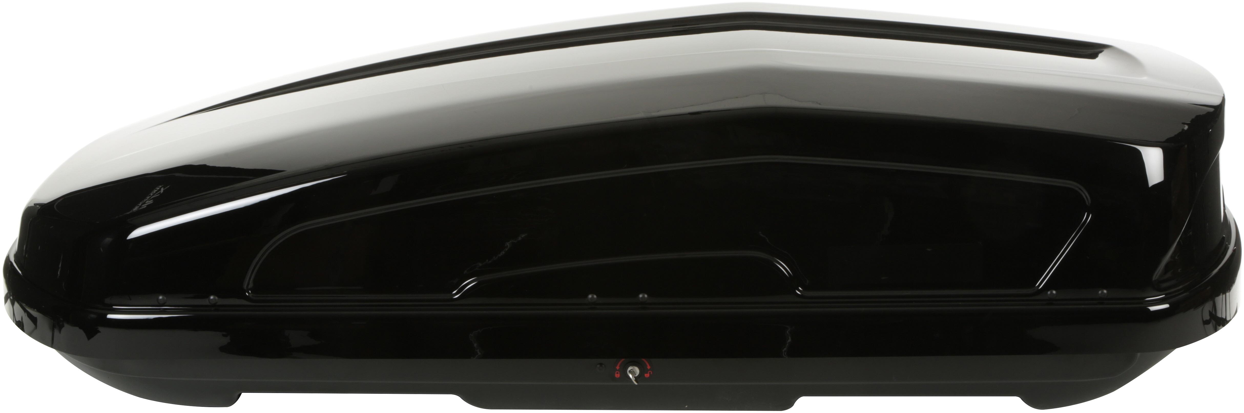 Halfords Advanced 470L Black Roof Box provides easy loading from either side of the car with Dual