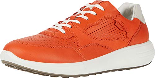 ECCO Women's Soft 7 Runner Sneaker, Fire/Fire/Shadow White, 