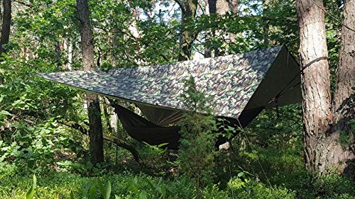 Bushmen Thermo Tarp 3 x 3 m Camouflage Rain Canopy Sleeping 