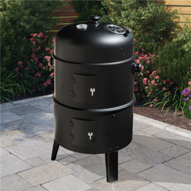 BillyOh Arizona 3 in 1 Charcoal Smoker Steel Upright BBQ Dru