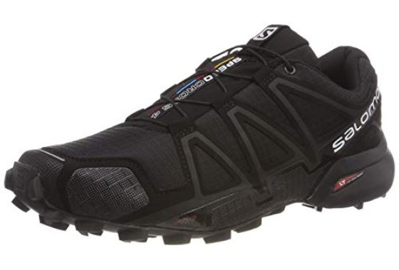 Salomon Men's Speedcross 4 Trail Running Shoes, Black (Black