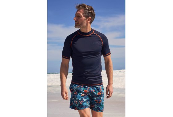 Mens UV Rash Vest - Navy