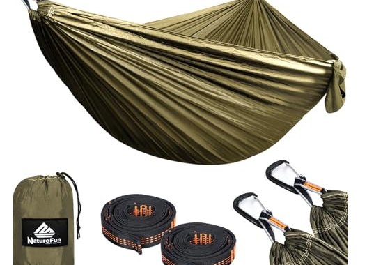 NatureFun Ultra-Light Travel Camping Hammock 