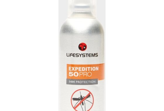 Lifesystems Expedition 50 PRO DEET Mosquito Repellent, Silve