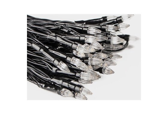 Hi-Gear Solar Led String Lights (100) - Black, Black