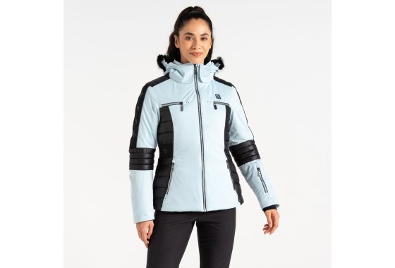 Dare 2b Women's Enlighten Ski Jacket Quiet Blue Black