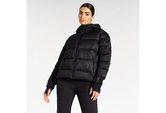 Dare 2b Women's Showcase Baffled Ski Jacket Black Cire