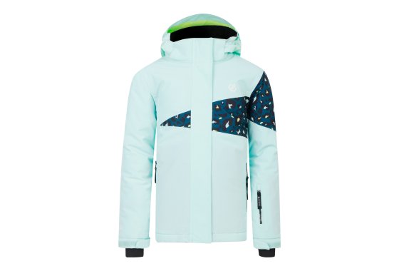 Dare 2b Kids' Humour III Ski Jacket Blue Cheetah Print