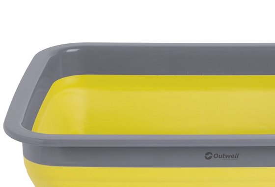 Outwell Yellow Silicone Washing Up Bowl