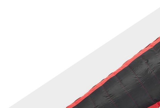 OEX Helios EV Hydrodown 300 Sleeping Bag, RED/BLACK