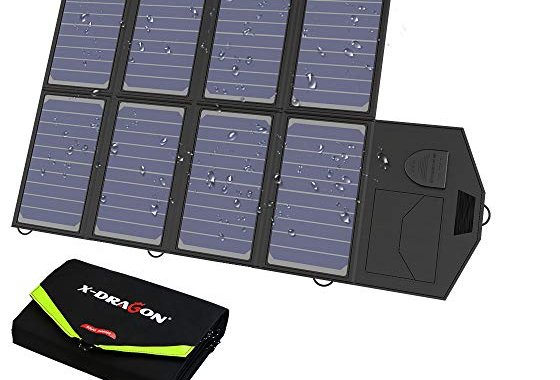 X-DRAGON Solar Charger, 70W Foldable Solar Panel Charger (5V