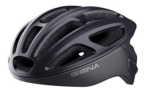 Sena R1 Smart Cycling Helmet (Matte Black, Large)