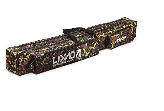 Fishing Bag,Lixada Portable Fishing Rod Bag Double Layer Lar