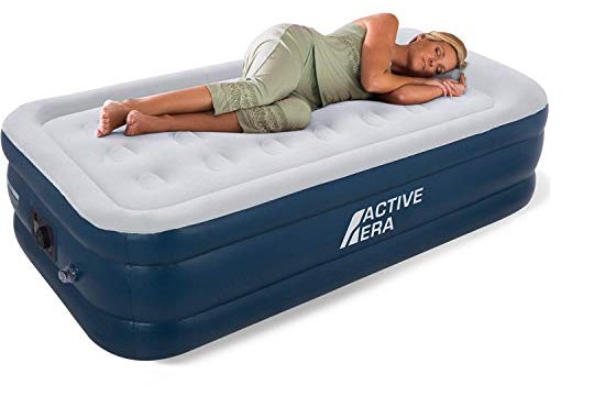 Active Era Air Bed - Premium Single Size AirBed with a Built