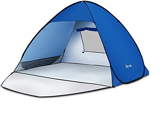 Glymnis Pop Up Beach Tent for 2-4 Person Automatic Portable 