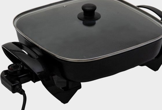 Quest Deluxe Maxi Frypan, BLACK/BLACK