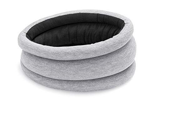 Ostrich Pillow Light Travel Pillow for Airplane Neck Support