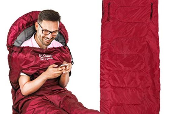 Sleeping Bag, Portable Lightweight 3-4 Season Sleeping Bags 