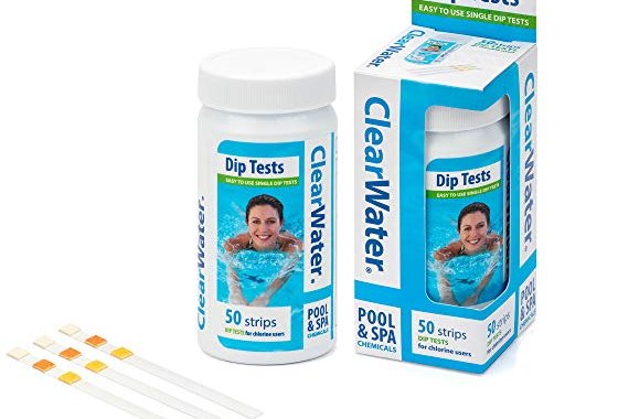 Clearwater CH0043 50 Dip Test Strips for Swimming Pool and S