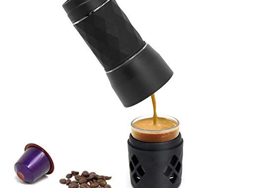 2 In 1 Portable Espresso Maker | Nespresso Capsule Pod & Gro