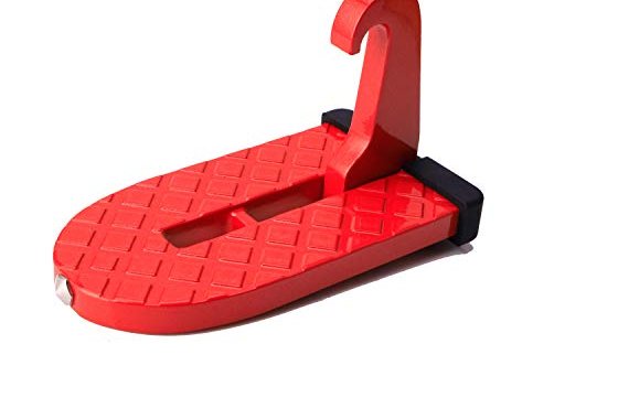 Car Doorstep Vehicle Rooftop Folding Ladder Foot Pegs Hooked