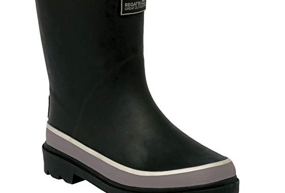 Regatta Unisex Kids Foxfire Reflective Wellington Boots - Bl
