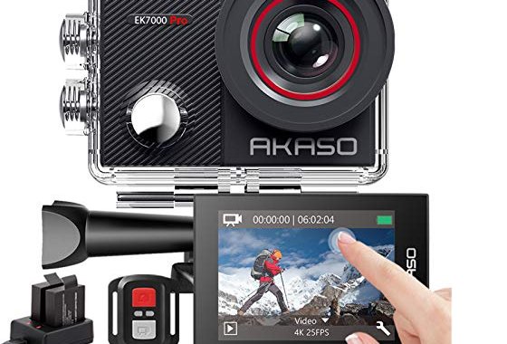 AKASO EK7000 Pro 4K Action Camera with Touch Screen EIS Adju